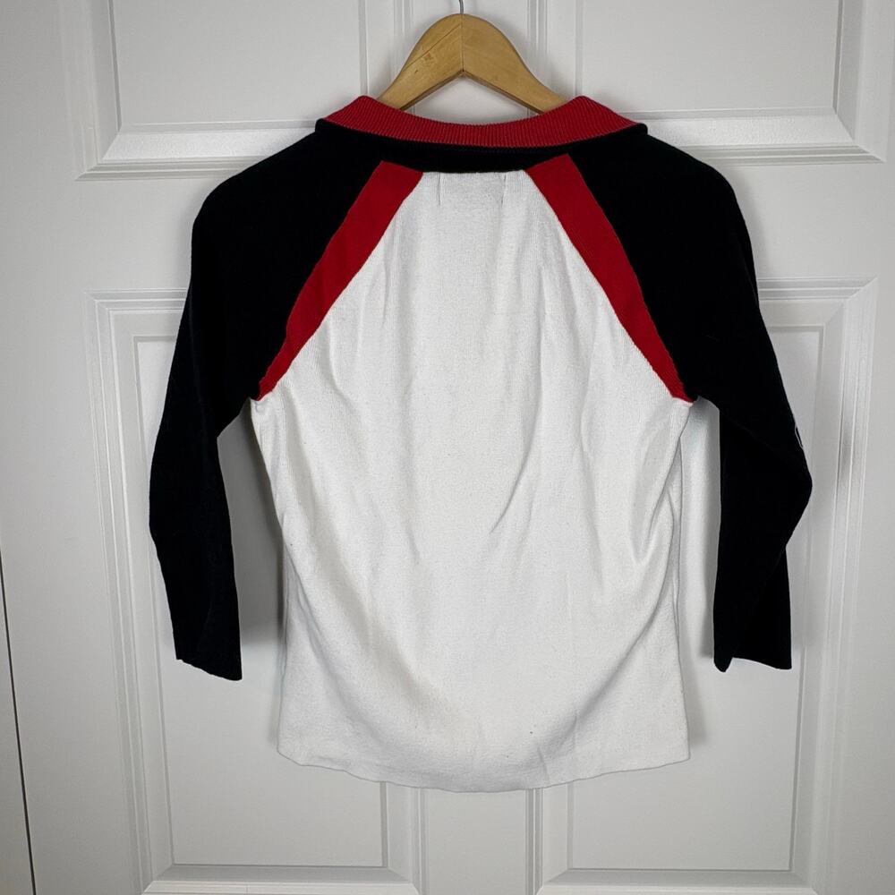Lauren Active Ralph Lauren Quarter Zip Sweater Preppy Vintage Y2K Women's Medium - Picture 7 of 7